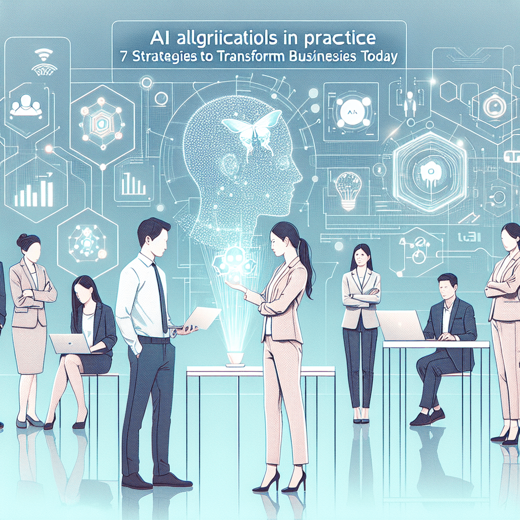 Ilustração representando o conteúdo do artigo Algoritmos de IA na Prática: 7 Estratégias para Transformar Empresas Hoje