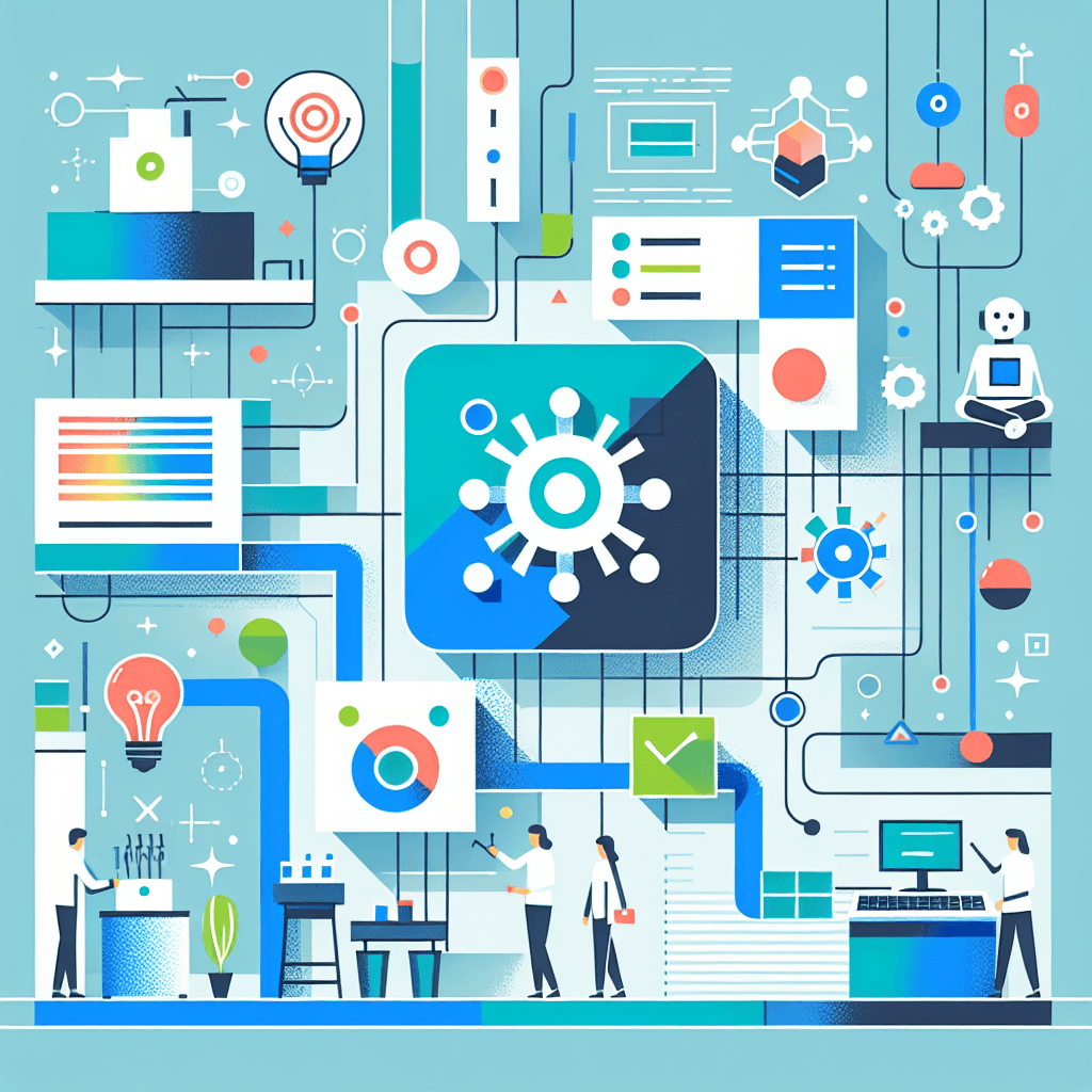 Ilustração representando o conteúdo do artigo Automatização Inteligente: O Futuro da Automação Industrial