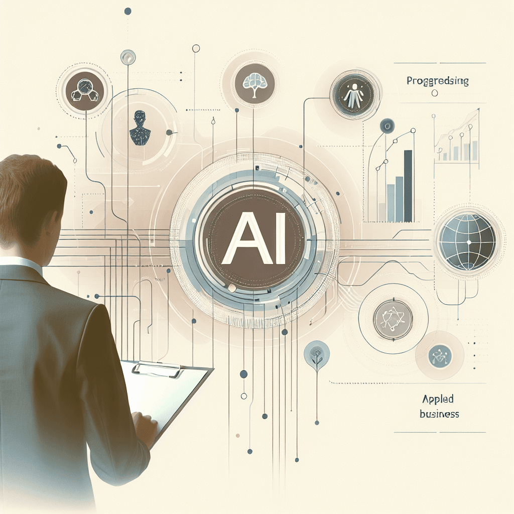 Ilustração representando o conteúdo do artigo Claude AI: Avançando a Inteligência Artificial no Setor Empresarial