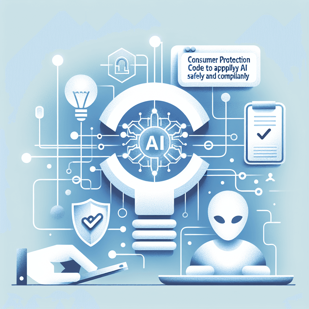 Ilustração representando o conteúdo do artigo Código de Defesa do Consumidor: 7 Estratégias para Aplicar IA com Segurança e Conformidade