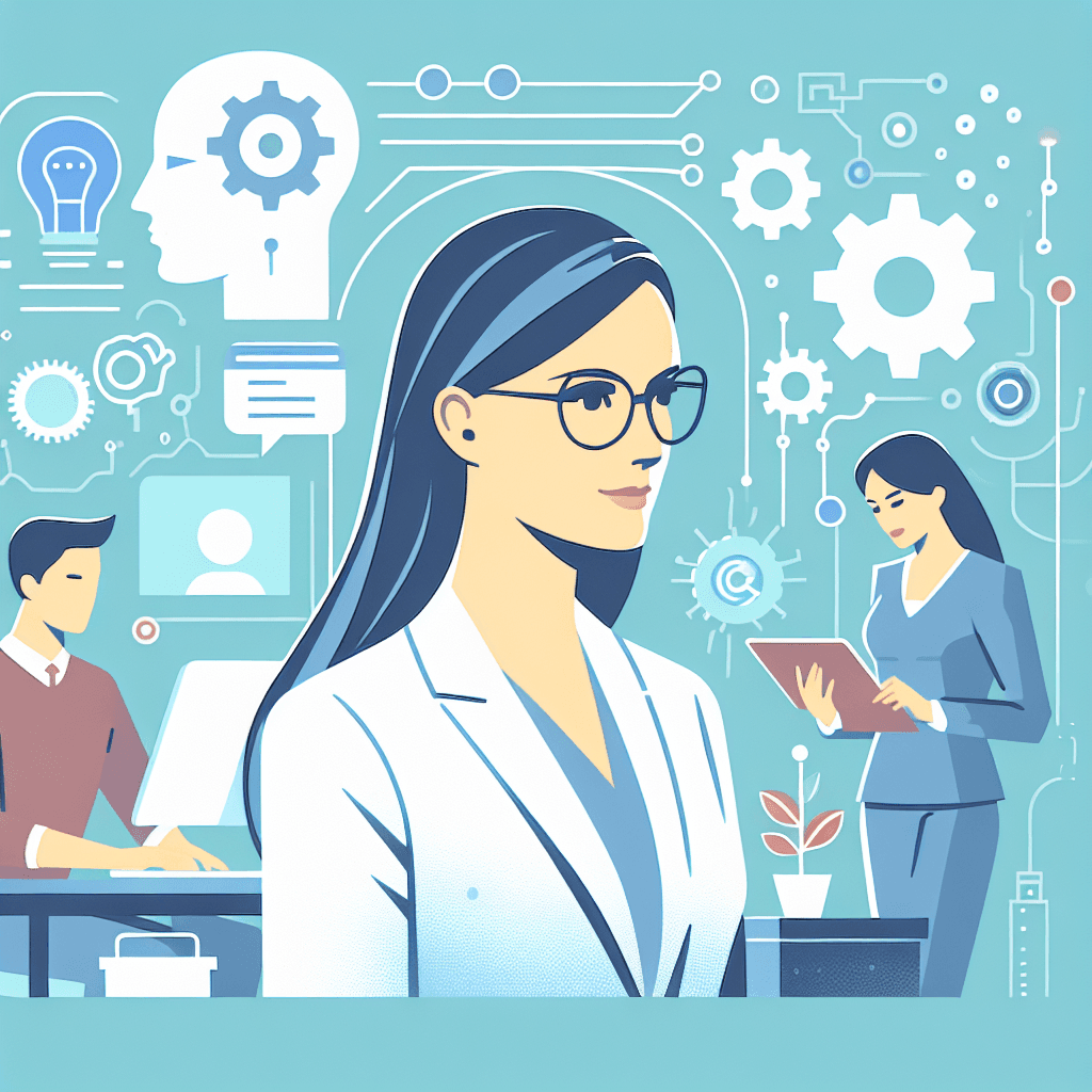 Ilustração representando o conteúdo do artigo Como a IA Revoluciona a Otimização de Processos: 7 Passos Para Empresas Mais Ágeis