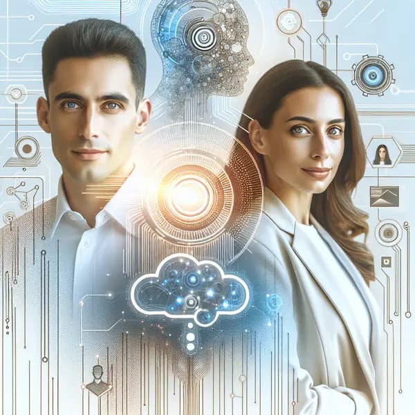 Ilustração representando o conteúdo do artigo Computação em Nuvem e IA: 7 Estratégias Práticas para Profissionais que Querem Escalar Resultados Empresariais