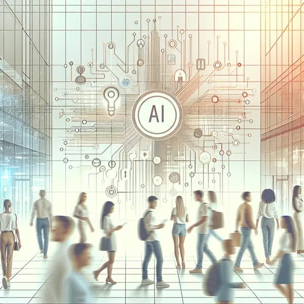 Ilustração representando o conteúdo do artigo Computação Quântica e IA: 7 Motivos para Integrar no Seu Negócio Agora