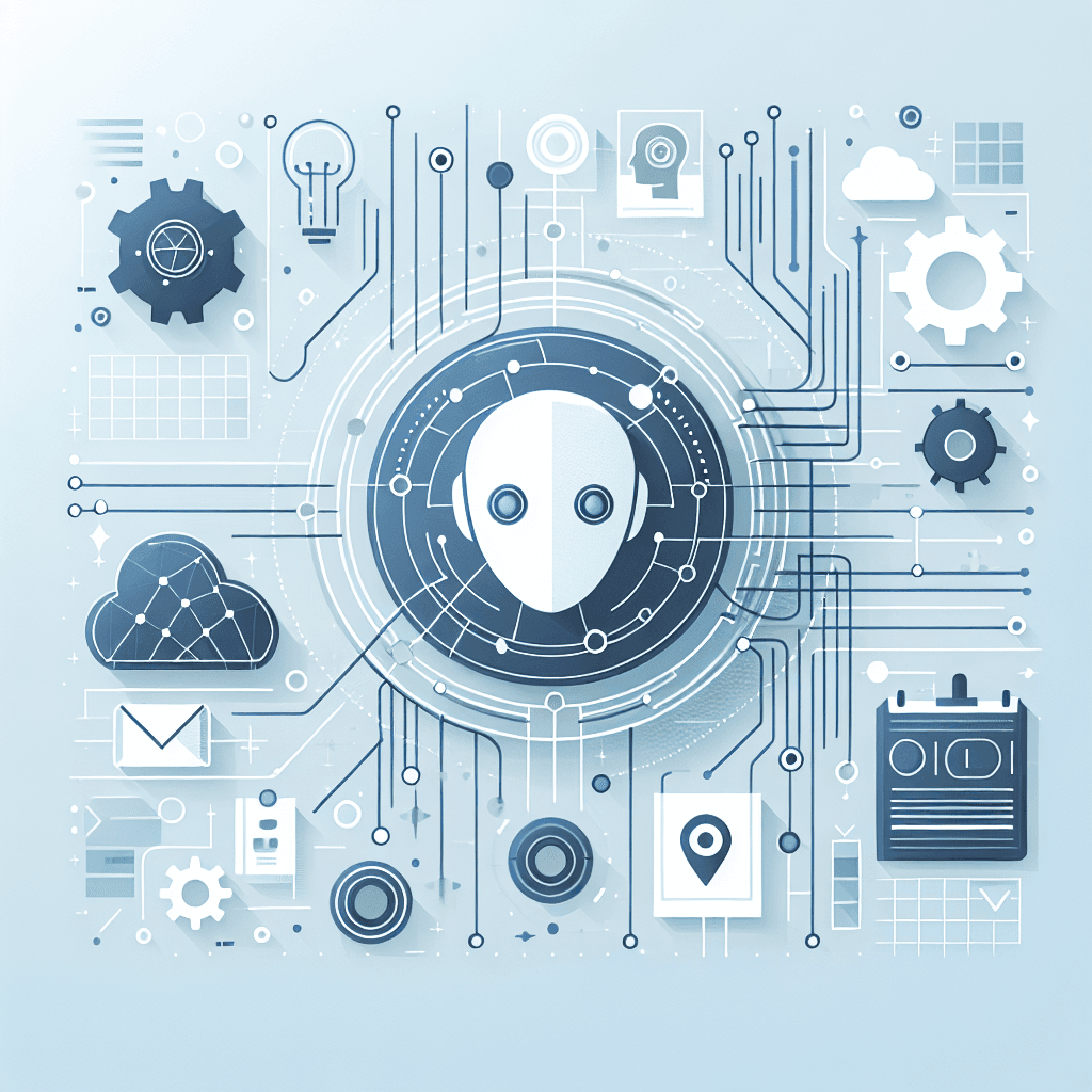 Ilustração representando o conteúdo do artigo Domine a Inteligência Artificial no Setor Empresarial: Vantagens, Desafios e Implantação