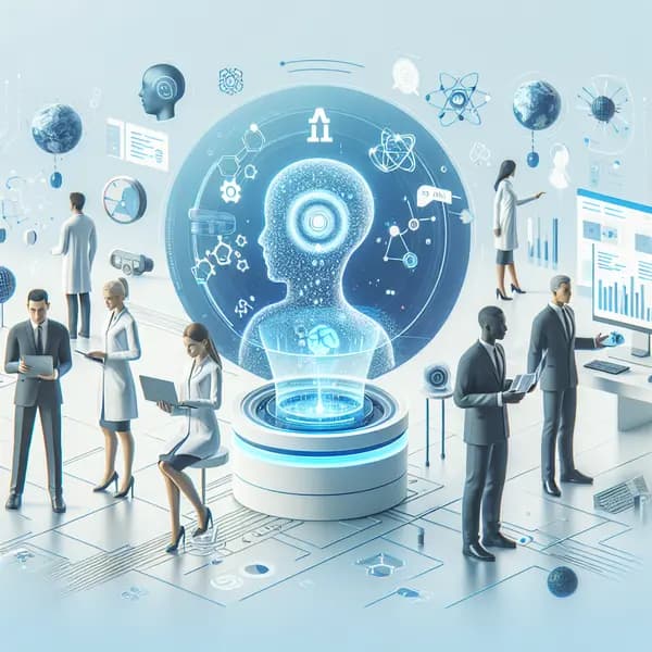 Ilustração representando o conteúdo do artigo Domine a Pesquisa e Desenvolvimento em IA: Estratégias, Exemplos Reais e Vantagens para Seu Negócio