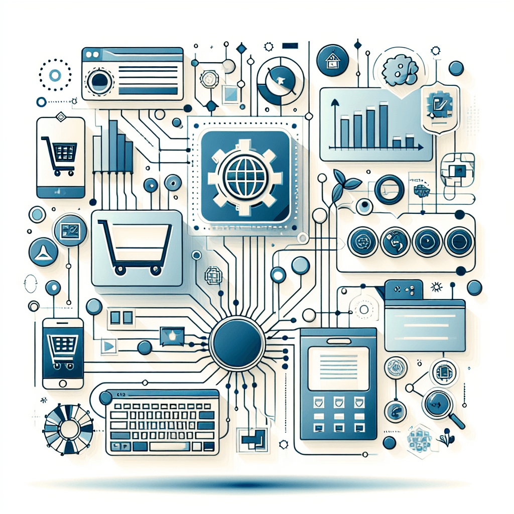 Ilustração representando o conteúdo do artigo Ecommerce Puro com Inteligência Artificial: Como Transformar Seu Negócio Agora