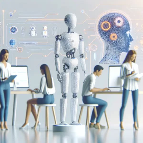 Ilustração representando o conteúdo do artigo Educação em Inteligência Artificial: Como Capacitar Equipes e Multiplicar Resultados Empresariais