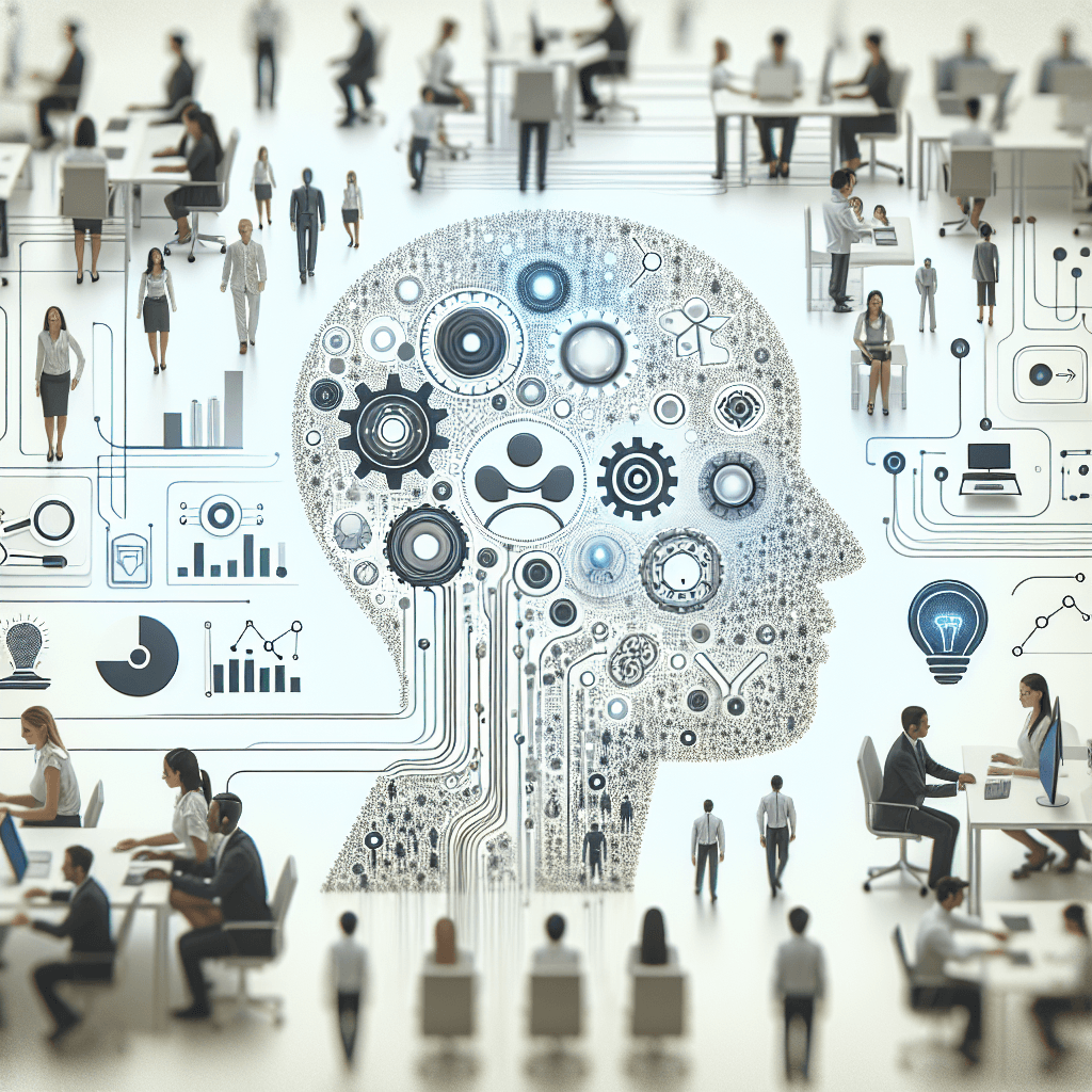 Ilustração representando o conteúdo do artigo Eficiência Operacional 4.0: Como a Inteligência Artificial Transforma Empresas e Reduz Custos