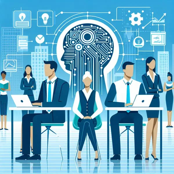 Ilustração representando o conteúdo do artigo Ferramentas de Inteligência Artificial: 7 Soluções Essenciais Para Empresas Inovadoras