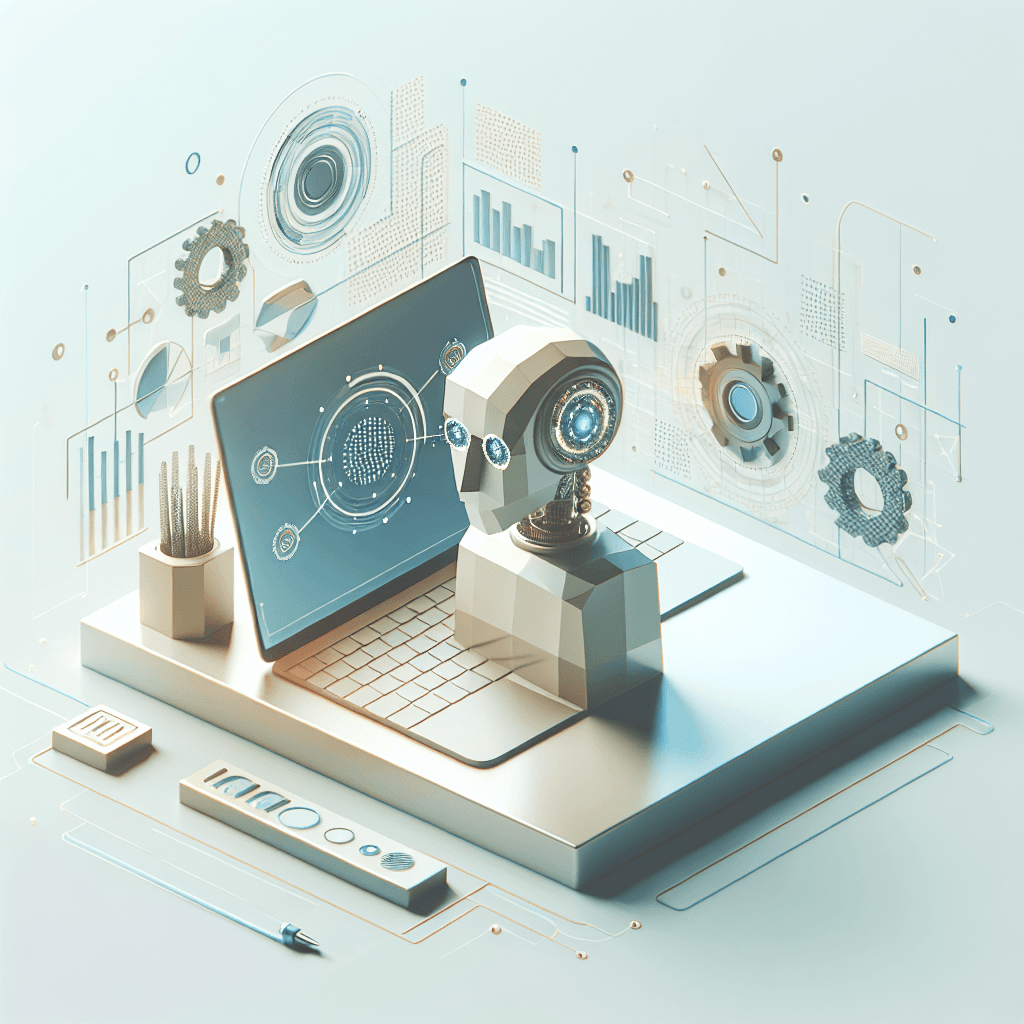 Ilustração representando o conteúdo do artigo Gestão Empresarial e Inteligência Artificial: 7 Estratégias para Transformar Resultados em 2024