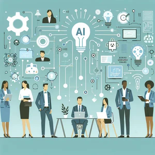 Ilustração representando o conteúdo do artigo IA Estratégica vs. Baixo Impacto: 7 Lições para Aplicar Inteligência Artificial com Resultados Reais no seu Negócio