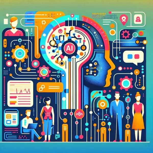 Ilustração representando o conteúdo do artigo IA para Marketing Digital: 7 Estratégias Revolucionárias Para Empresas em 2024