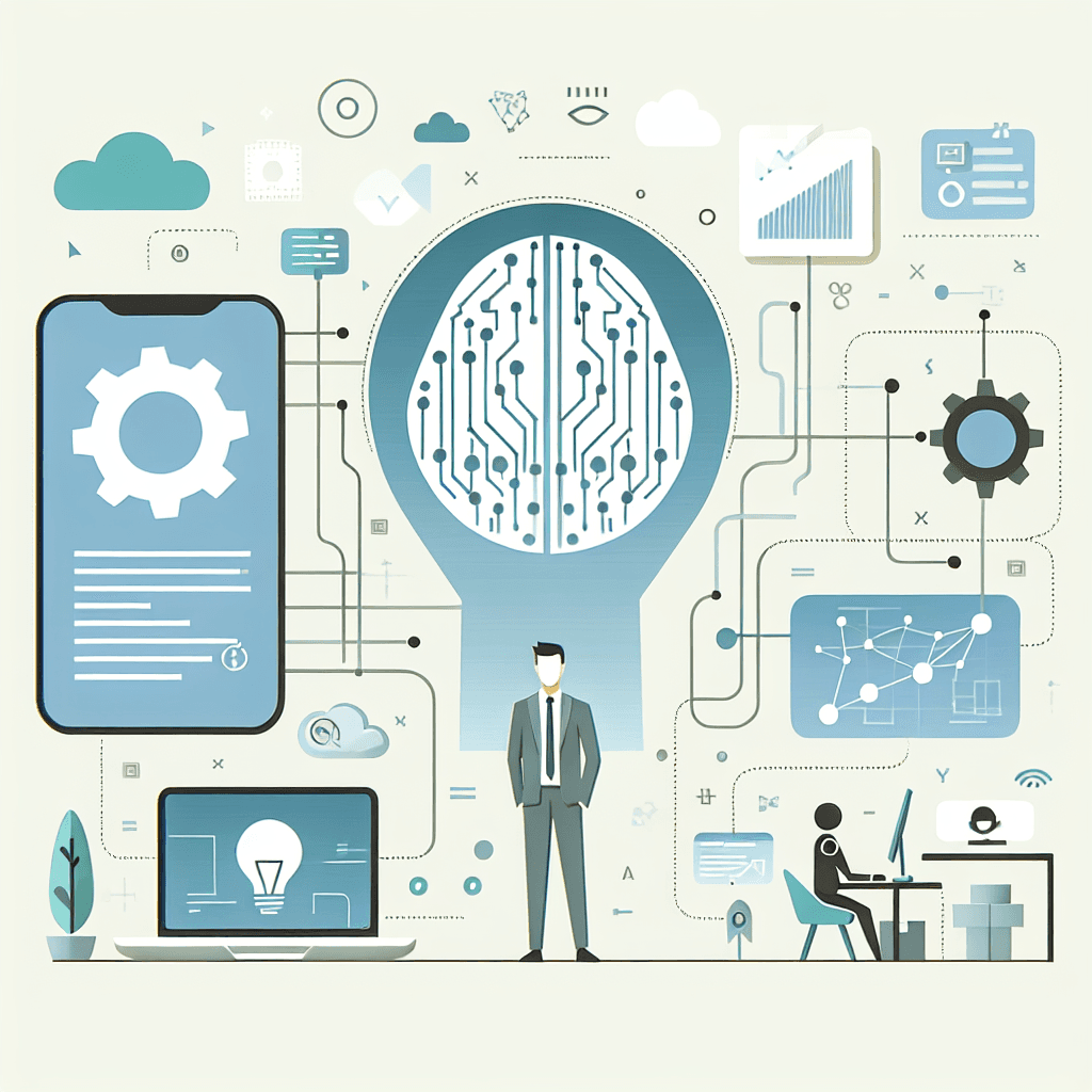 Ilustração representando o conteúdo do artigo Implementando a Inteligência Artificial com Bard