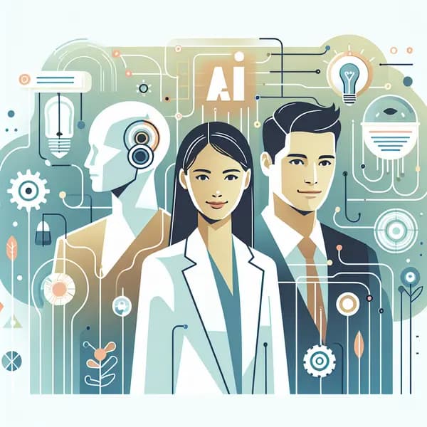 Ilustração representando o conteúdo do artigo Inovação em IA: 7 Estratégias Poderosas para Transformar Sua Empresa em 2024