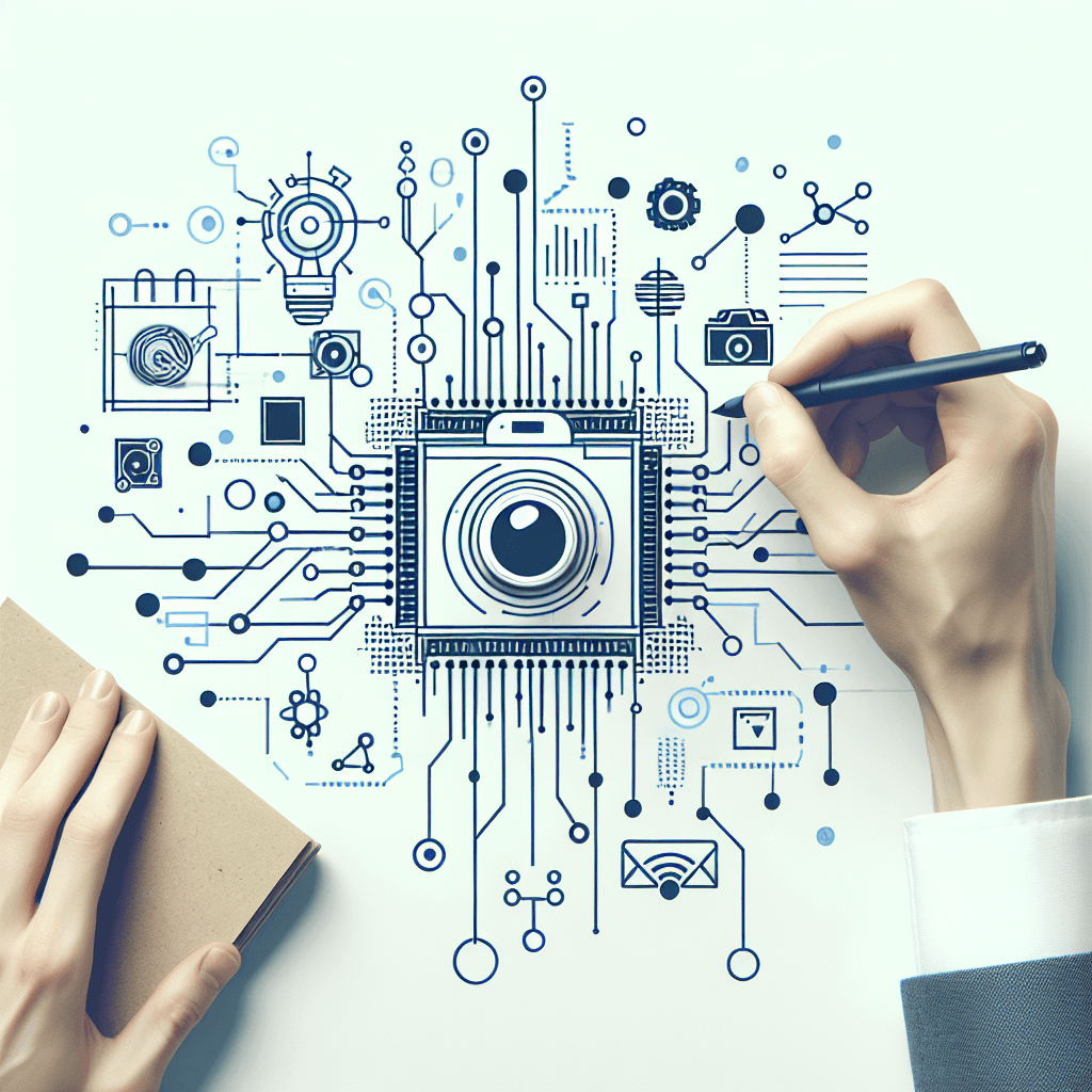 Ilustração representando o conteúdo do artigo Inteligência Artificial aplicada em Fotos: Potencial e Desafios