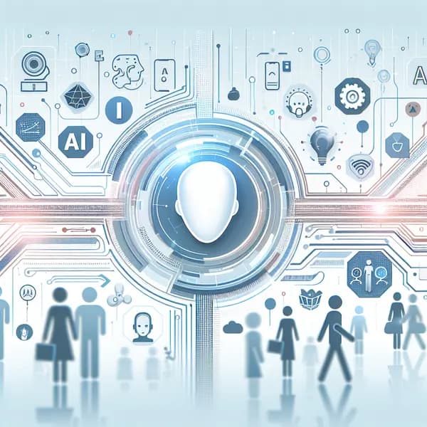 Ilustração representando o conteúdo do artigo Inteligência Artificial no E-commerce: 7 Aplicações Práticas e Como Aumentar Suas Vendas Agora