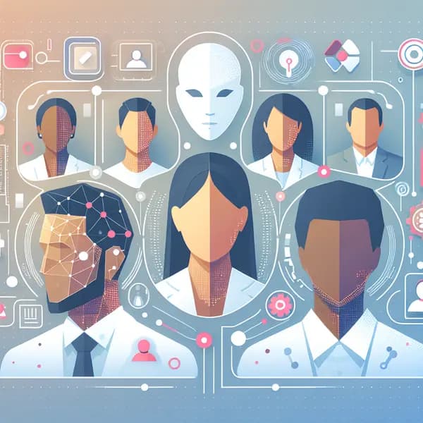 Ilustração representando o conteúdo do artigo Inteligência Artificial em Recursos Humanos: 7 Ferramentas Essenciais para Otimizar Recrutamento e Gestão