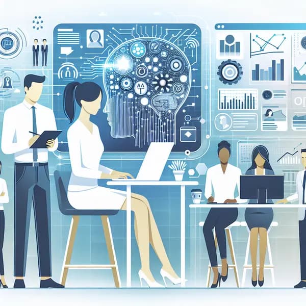 Ilustração representando o conteúdo do artigo Inteligência Artificial para Finanças: 7 Aplicações Práticas e Como Transformar Sua Empresa