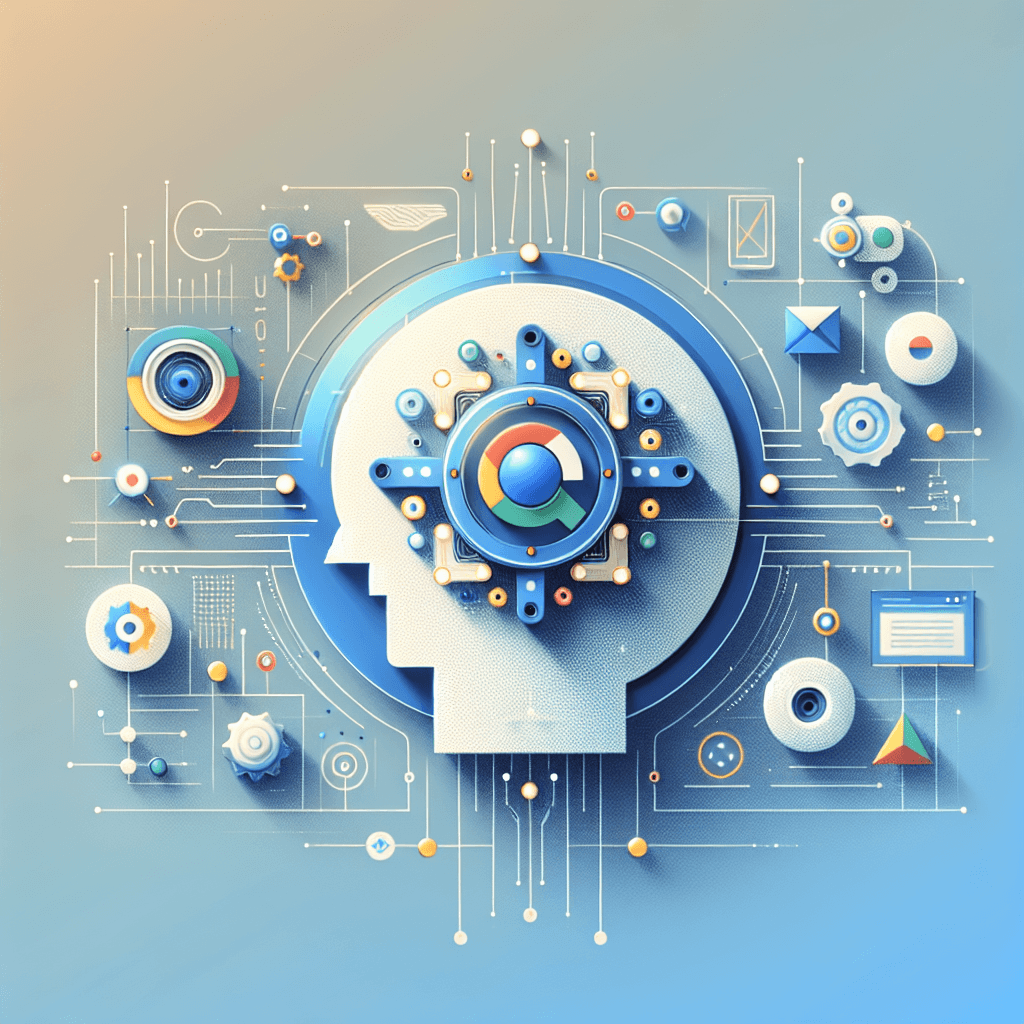 Ilustração representando o conteúdo do artigo Inteligência Artificial Google: 7 Estratégias Poderosas que Podem Transformar seu Negócio Hoje