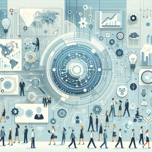 Ilustração representando o conteúdo do artigo Descubra Como a Inteligência Artificial Pode Transformar Sua Indústria: Aplicações Reais e Caminhos para o Sucesso