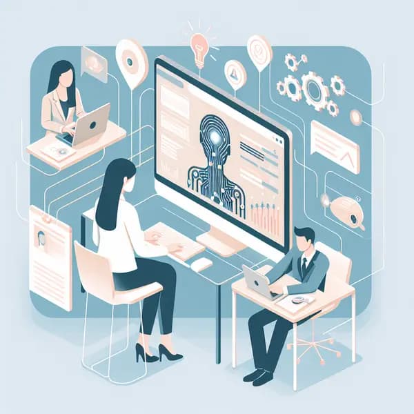 Ilustração representando o conteúdo do artigo Inteligência Artificial para Iniciantes: 7 Benefícios Reais e Como Aplicar na Sua Empresa