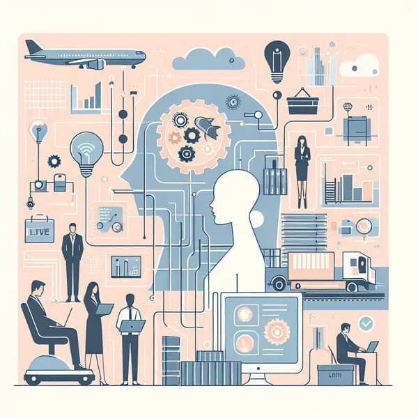 Ilustração representando o conteúdo do artigo Inteligência Artificial para Logística: 7 Aplicações Práticas Para Reduzir Custos e Ganhar Eficiência