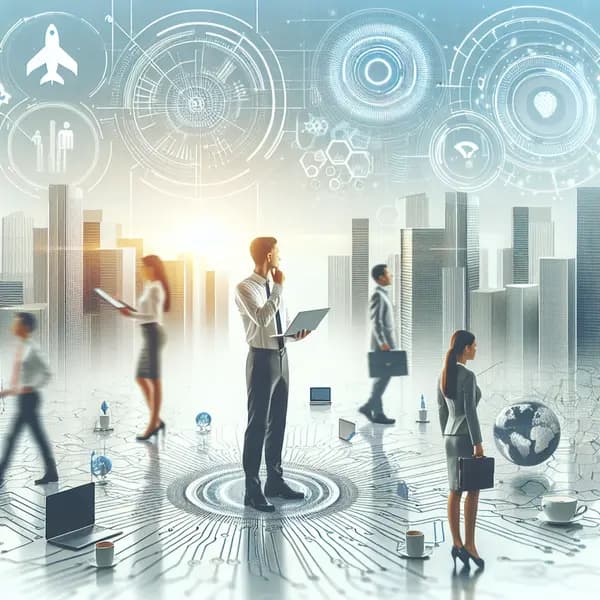 Ilustração representando o conteúdo do artigo Inteligência Artificial na Indústria: 7 Benefícios Surpreendentes e Como Empresas Estão Colhendo Resultados