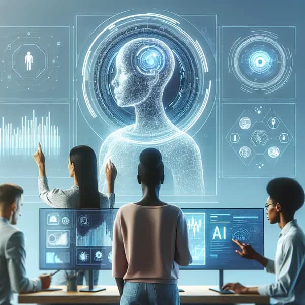 Ilustração representando o conteúdo do artigo Inteligência Artificial nas Empresas: 7 Estratégias Práticas Para Aumentar Resultados Agora