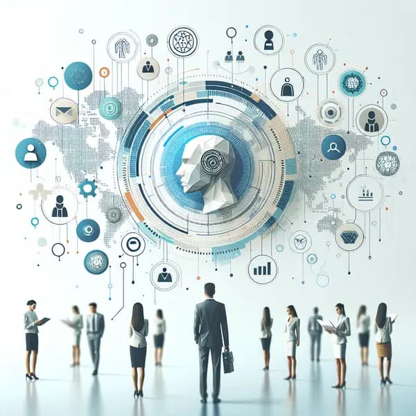 Ilustração representando o conteúdo do artigo Inteligência Artificial nas Empresas: 7 Vantagens Estratégicas para Aumentar Resultados Agora