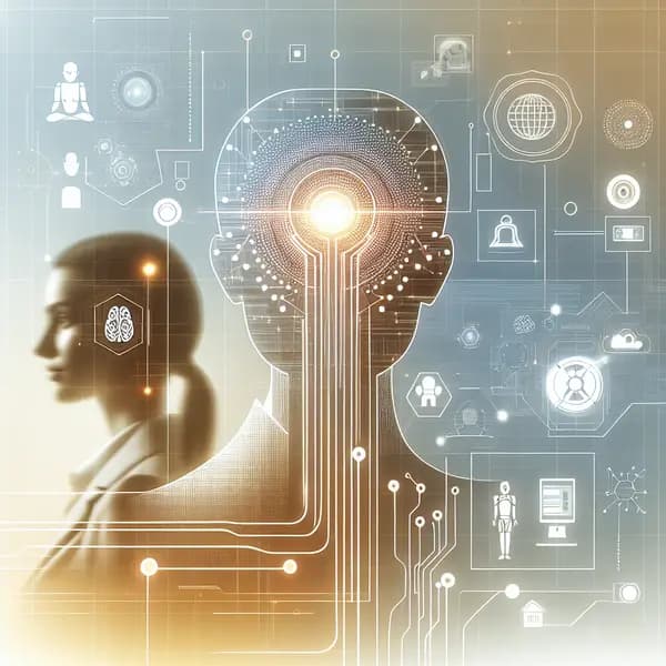 Ilustração representando o conteúdo do artigo Inteligência Artificial no Marketing Digital: 7 Estratégias Infalíveis e Como Implementar