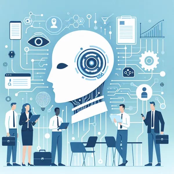 Ilustração representando o conteúdo do artigo Inteligência Artificial no Suporte Técnico: 7 Benefícios Surpreendentes e Como Implementar no Seu Negócio