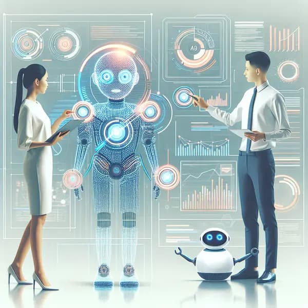 Ilustração representando o conteúdo do artigo Inteligência Artificial para E-commerce: 7 Aplicações Práticas e Como Impulsionar Suas Vendas Agora