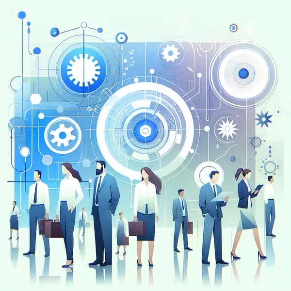 Ilustração representando o conteúdo do artigo Inteligência Artificial para Iniciantes: Guia Prático com Exemplos Reais e Estratégias para o Sucesso Empresarial