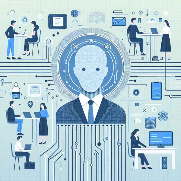 Ilustração representando o conteúdo do artigo Inteligência Artificial para Negócios: O Que É, Como Funciona e Como Aplicar com Sucesso