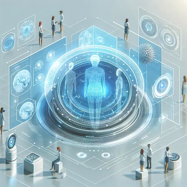 Ilustração representando o conteúdo do artigo Inteligência Artificial no RH: 7 Vantagens que Aceleram Resultados e Otimizam Processos