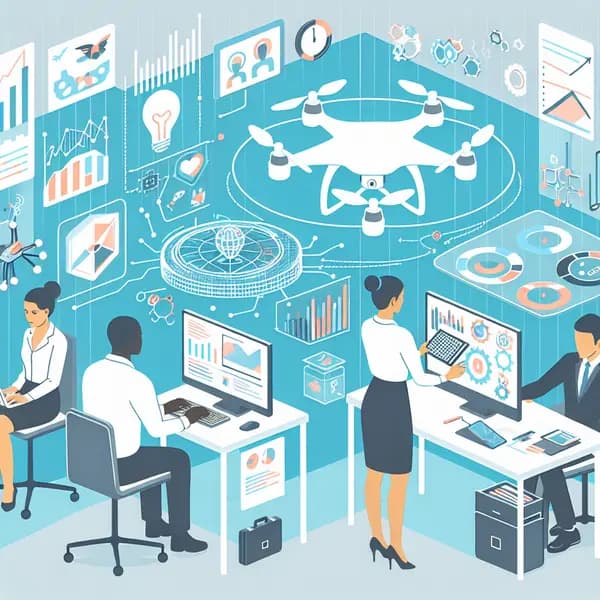 Ilustração representando o conteúdo do artigo Inteligência Artificial no Suporte Técnico: 7 Aplicações Incríveis e Como Otimizar sua Empresa