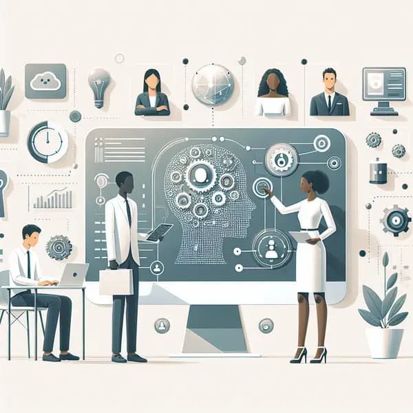 Ilustração representando o conteúdo do artigo Inteligência Artificial no Varejo: 7 Vantagens Incríveis e Caminhos para Superar Desafios