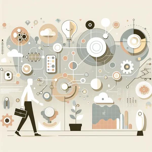 Ilustração representando o conteúdo do artigo Inteligência Artificial Para Vendas: 7 Estratégias Que Transformam Resultados Empresariais em 2024