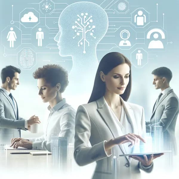 Ilustração representando o conteúdo do artigo Neurociência e IA nas Empresas: 7 Usos Práticos que Transformam Negócios Hoje