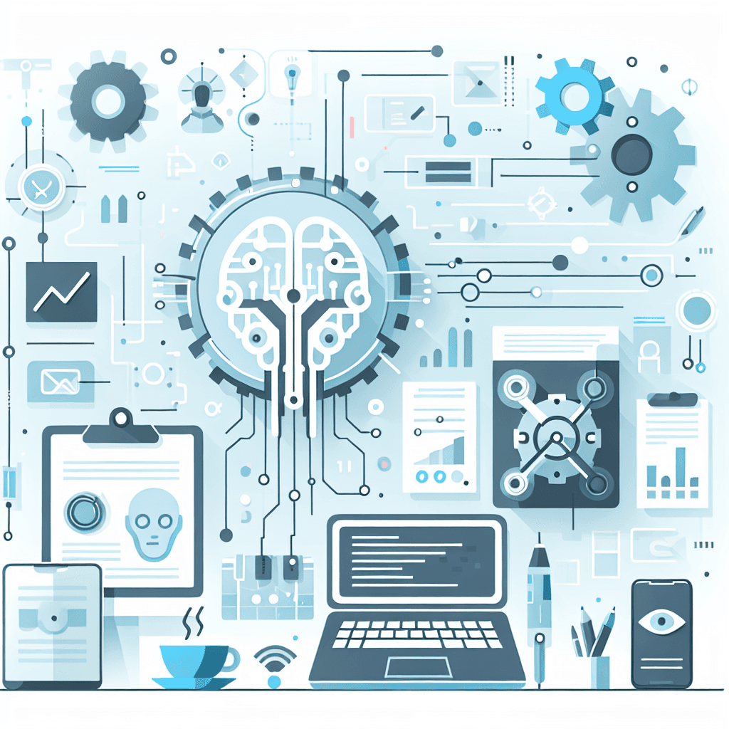 Ilustração representando o conteúdo do artigo A revolução da automação com inteligência artificial