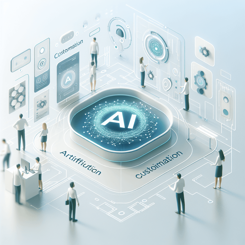 Ilustração representando o conteúdo do artigo Personalização com IA: Veja Como a Inteligência Artificial Transforma a Experiência do Cliente e Impulsiona Resultados