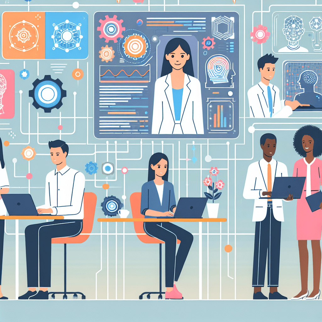 Ilustração representando o conteúdo do artigo Plataformas de Inteligência Artificial: 7 Passos Para Transformar Empresas e Alcançar Resultados Reais