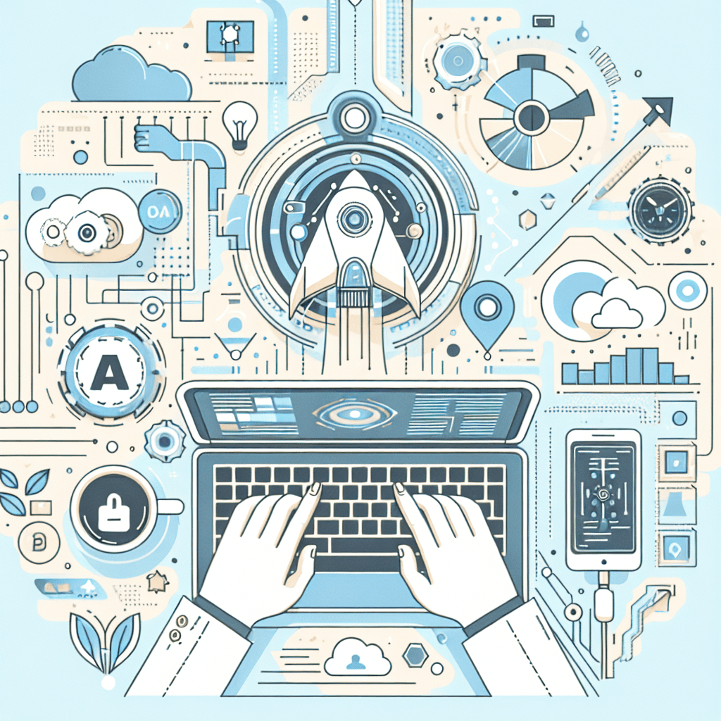 Ilustração representando o conteúdo do artigo Potencialize Seu Negócio com Nuvemshop: 4 Estratégias de IA que Já Estão Transformando Empresas