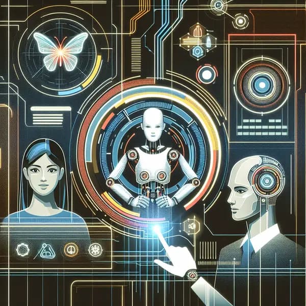 Ilustração representando o conteúdo do artigo Revolucione seu Atendimento ao Cliente com Inteligência Artificial: 7 Benefícios e Estratégias para 2024