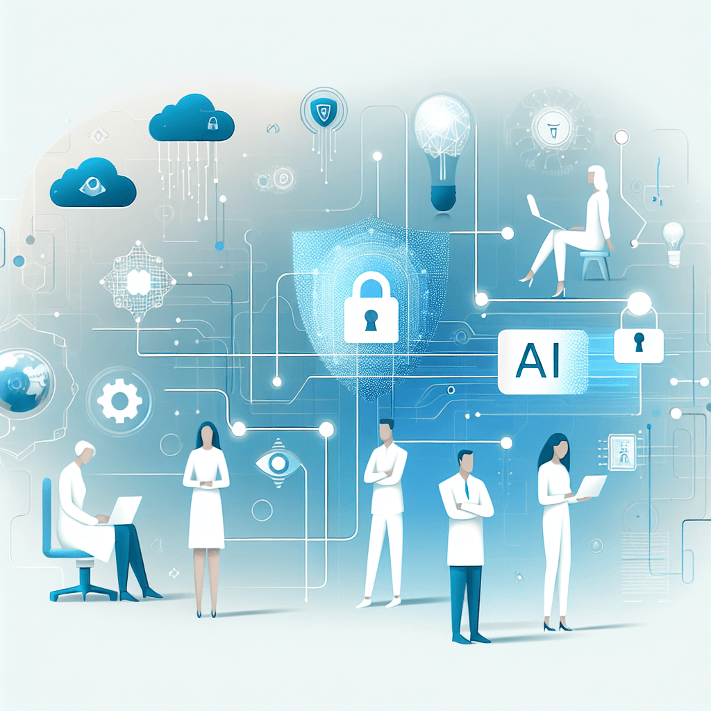 Ilustração representando o conteúdo do artigo Segurança em IA: 7 Práticas Essenciais para Proteger sua Empresa de Riscos e Vulnerabilidades