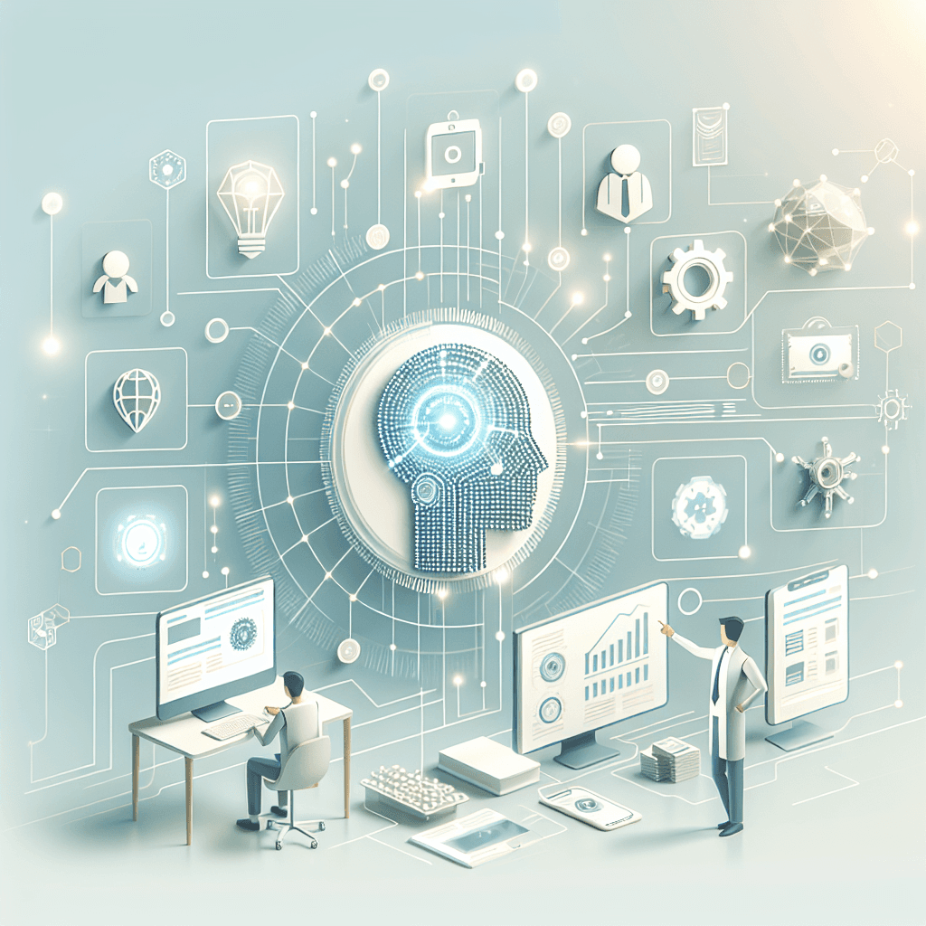 Ilustração representando o conteúdo do artigo Shopify com Inteligência Artificial: 7 Estratégias para Alavancar Empresas e Vender Mais