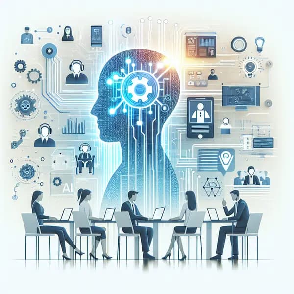 Ilustração representando o conteúdo do artigo Transforme seu Suporte Técnico com Inteligência Artificial: 7 Vantagens Práticas e Como Implementar