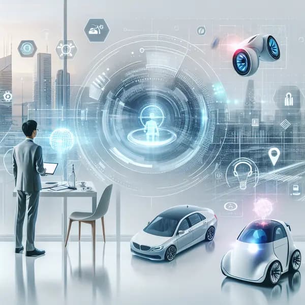 Ilustração representando o conteúdo do artigo Transporte Autônomo Revelado: Transformando Empresas com IA, Casos Reais e Guia de Implementação