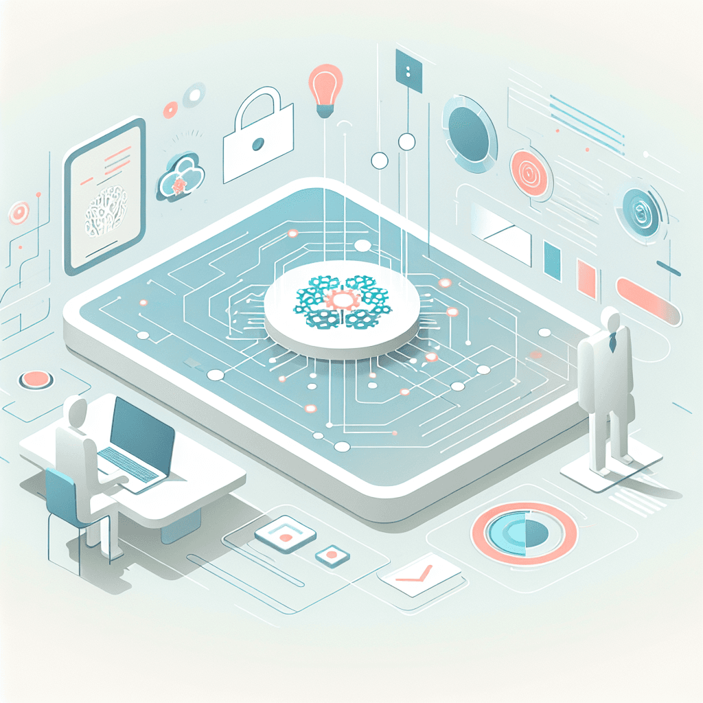 Ilustração representando o conteúdo do artigo Melhorando a usabilidade empresarial com Inteligência Artificial